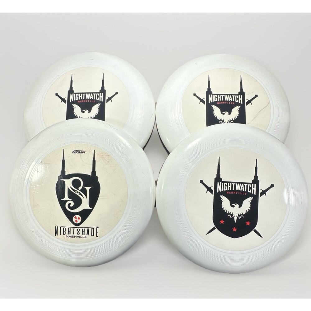 Discraft Ultra Star 175g Frisbee Lot Nightwatch Nashville Nightshade 4 Discs